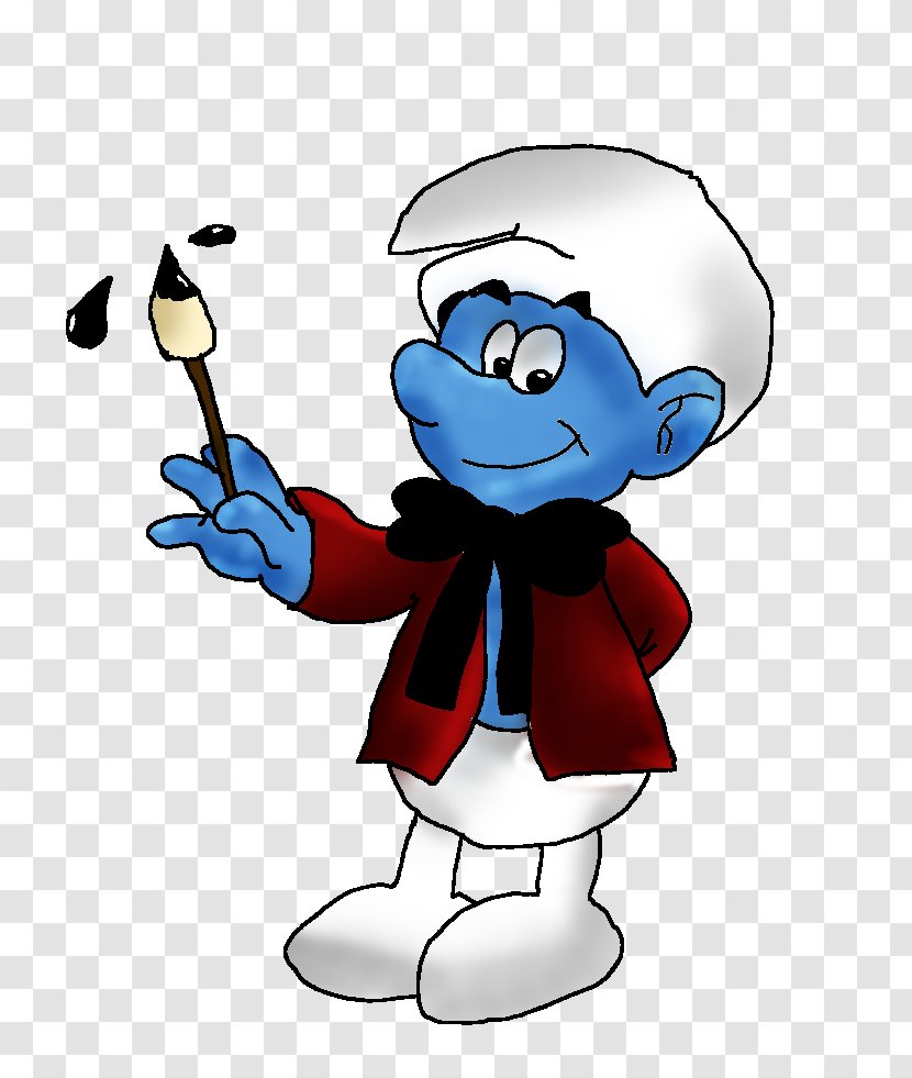 Art The Smurfs Painting Painter Clip - Watercolor - Image Of Transparent PNG