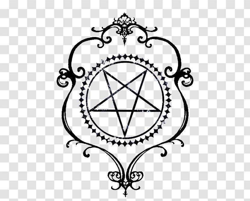 Church Of Satan The Satanic Bible Sigil Baphomet Satanism Devil - Emblem Transparent PNG