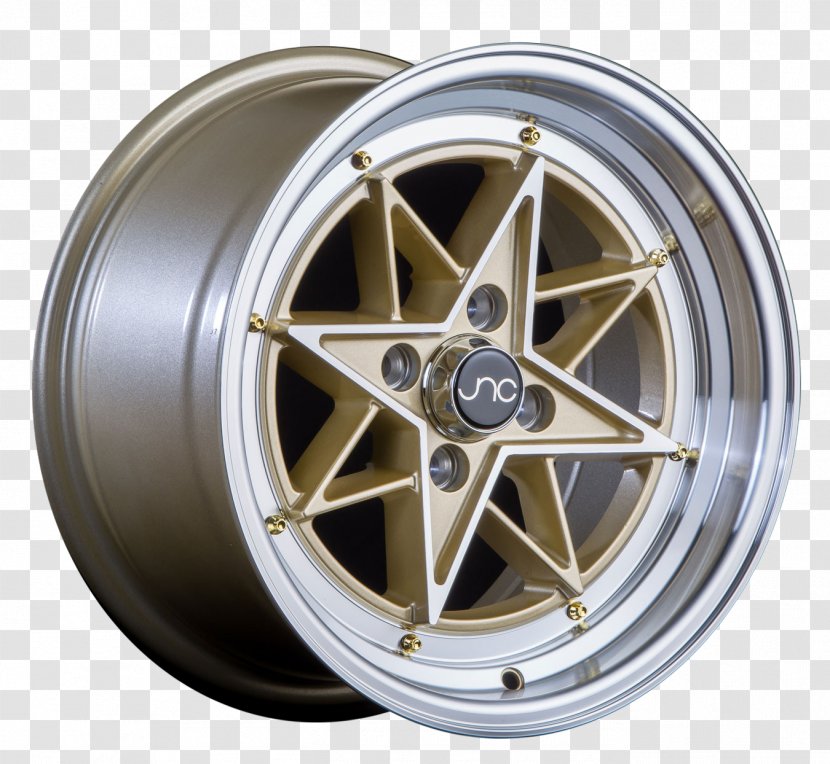 Alloy Wheel Tire Rim Car - Spoke - Rivets Transparent PNG