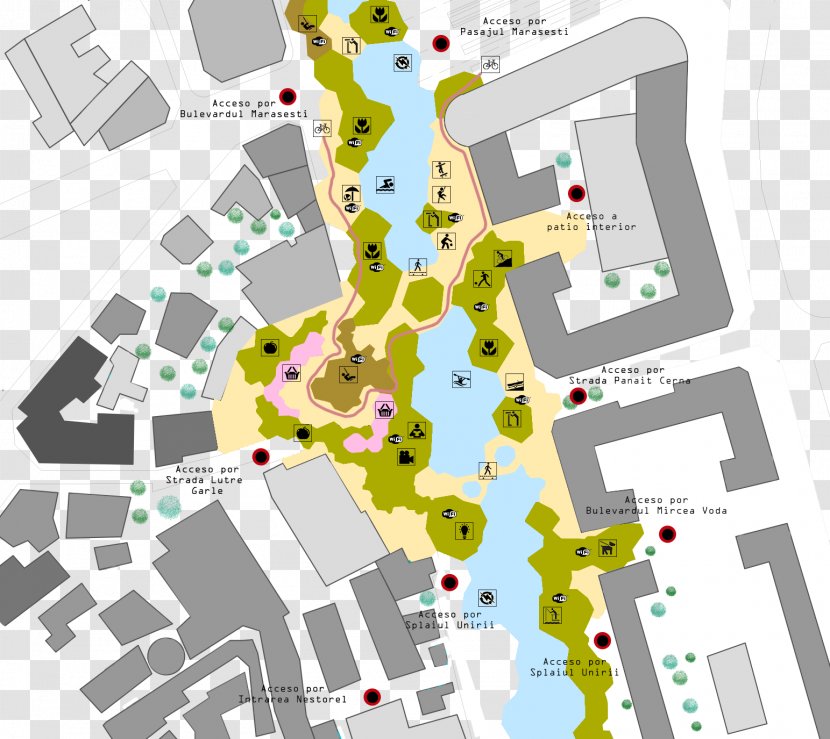 Map Plan Urban Design - Area Transparent PNG