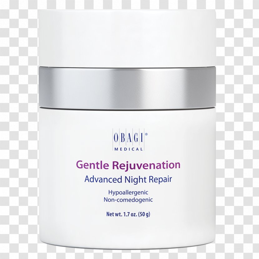 Lotion Obagi Gentle Rejuvenation Advanced Night Repair Cream Skin Care - Midnight Transparent PNG
