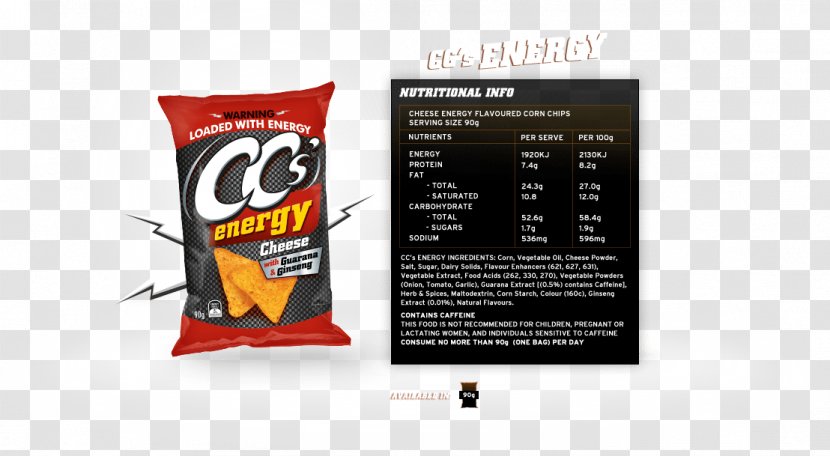 CC's Brand Banner Corn Chip - Reduce Energy Transparent PNG