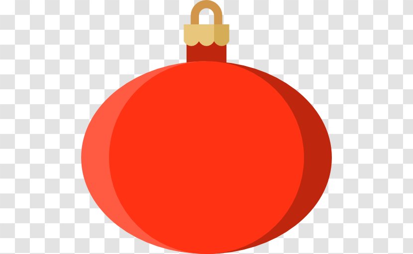 Christmas Ornament Decoration - Red - Bauble Transparent PNG