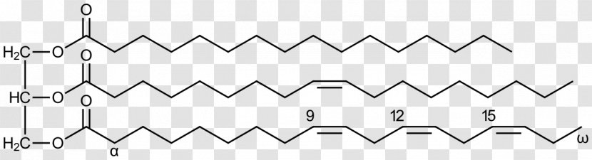 Triglyceride Fatty Acid Oleic Glycerol - Saturated And Unsaturated Compounds Transparent PNG