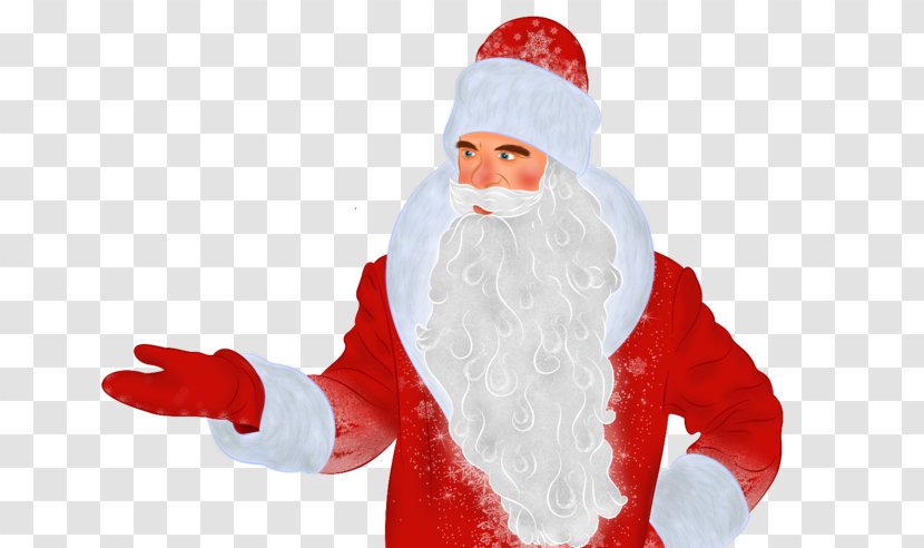 Ded Moroz Santa Claus Christmas Ornament Snegurochka Grandfather - Character Transparent PNG
