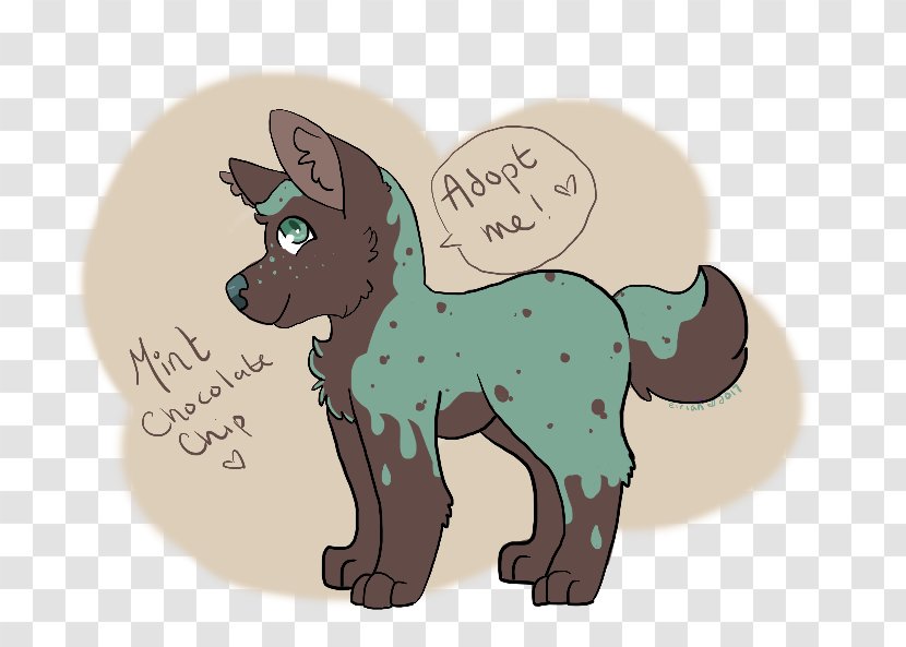 Dog Horse Cat Donkey Character - Choco Chips Transparent PNG