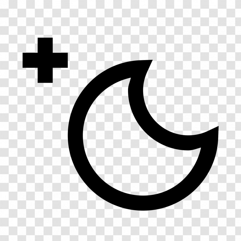 Symbol Weather - Text - Bright Moon Transparent PNG