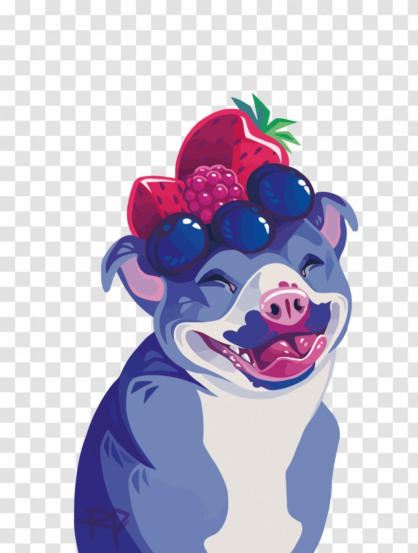 Domestic Pig Auglis Illustration - Drawing - Vector And Fruit Transparent PNG