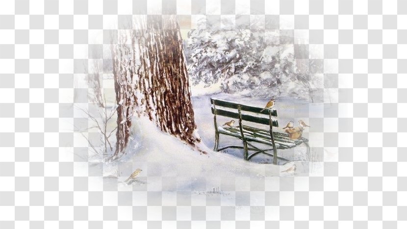 Winter Landscape Painting - Image Scanner Transparent PNG