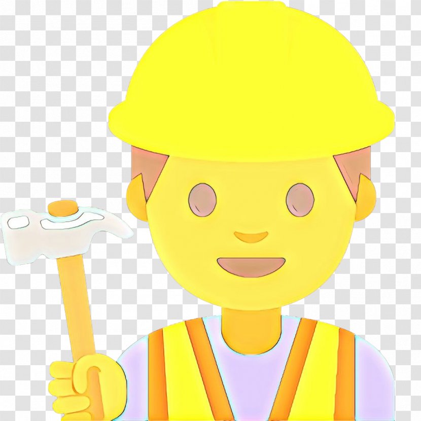 Hat Cartoon - Construction Worker - Smile Transparent PNG