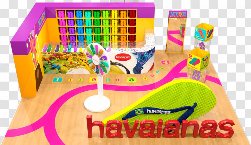 Pop-up Retail Ad Shopping Centre Sandton - Point Of Sale Display - Havaianas Transparent PNG