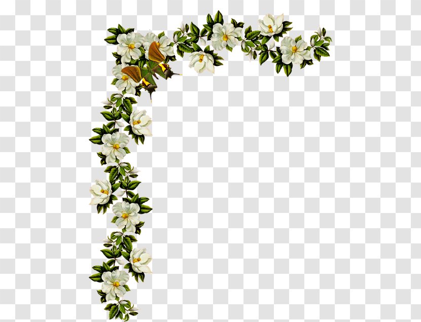 Floral Design Victorian Era Paper Bokmärke Border Flowers - Flower - Tamil Wedding Transparent PNG
