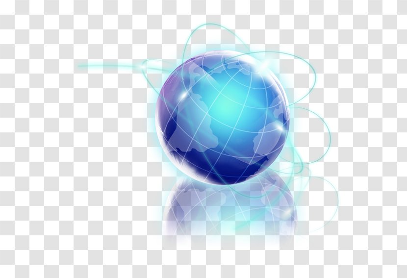Blue - Web Design - Globe Transparent PNG