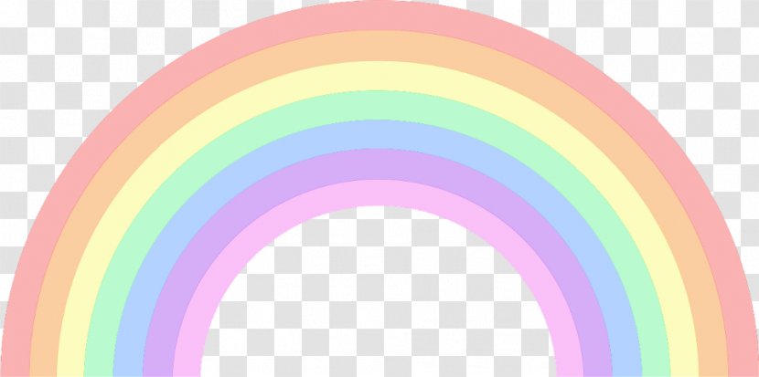 Pastel Rainbow Clip Art - Magenta - Sky Transparent PNG