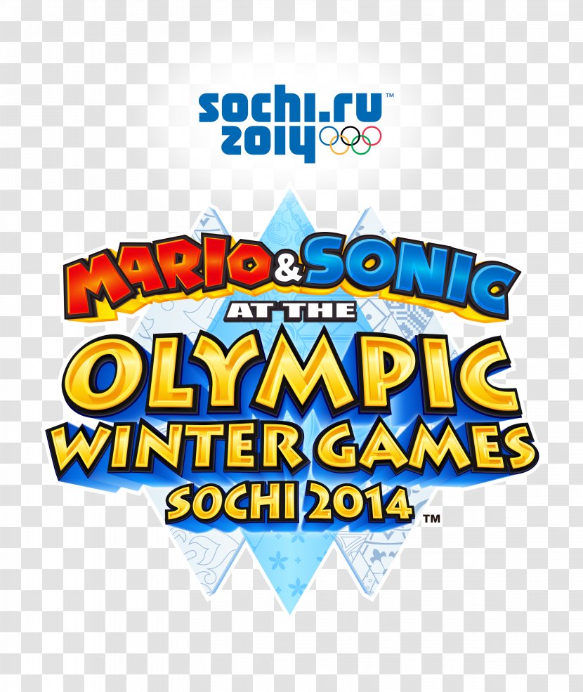 Mario & Sonic At The Olympic Games Sochi 2014 Winter Rio 2016 Olympics - Wii Transparent PNG