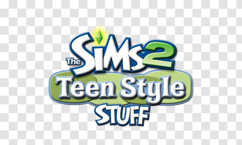 The Sims 2: Teen Style Stuff Video Games 2 Packs Logo - Text Transparent PNG
