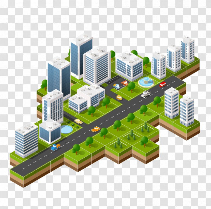 Stock Photography Vector Graphics Royalty-free Illustration - Tower Block - Green City Transparent PNG