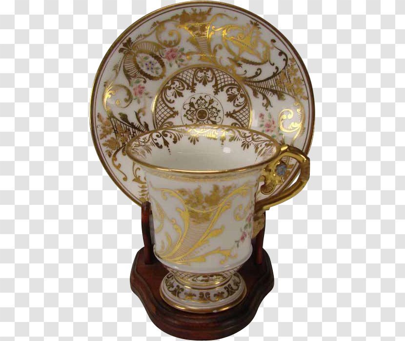 Vase Saucer Porcelain Cup Tableware - Serveware Transparent PNG