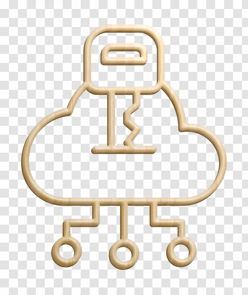 Cyber Icon Cloud Icon Transparent PNG