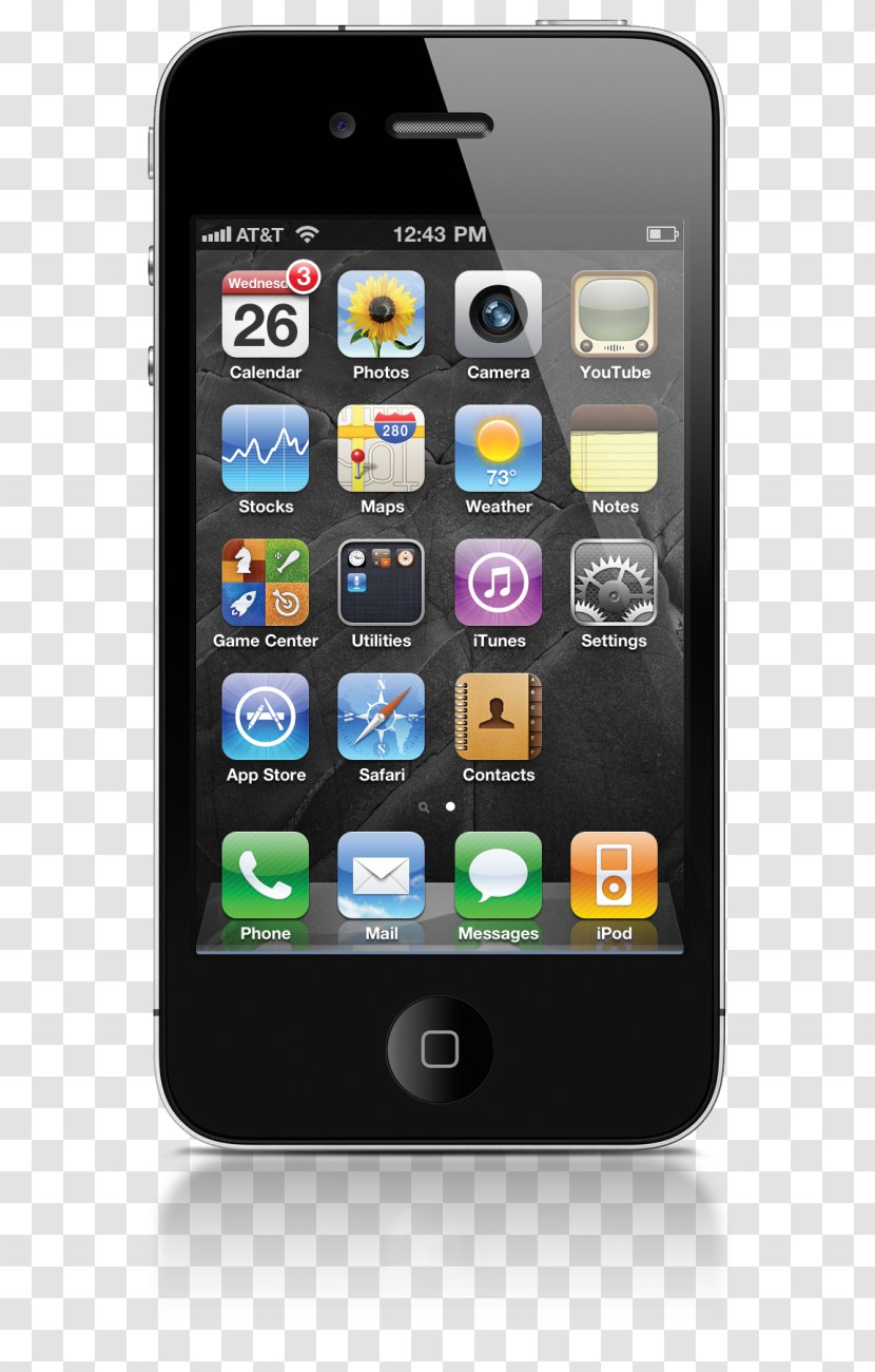 IPhone 4S 3GS SE - Mobile Phone - Apple Transparent PNG
