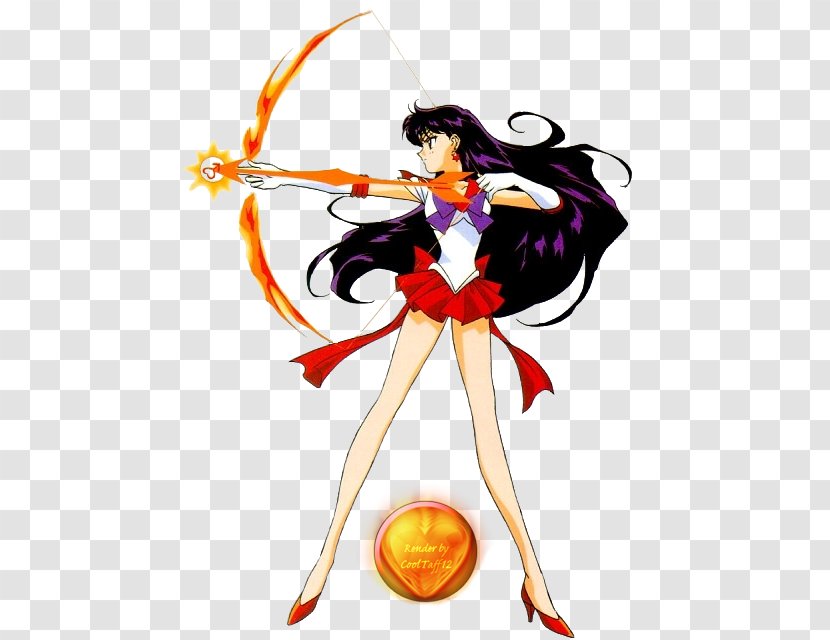 Sailor Mars Moon Venus Mercury Senshi - Heart Transparent PNG