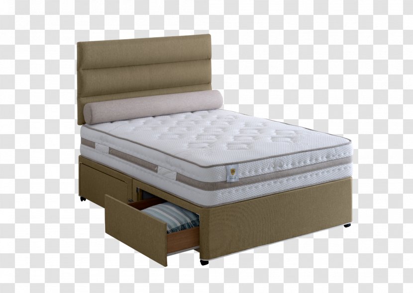 Bed Frame Divan Box-spring Mattress - Bedroom Transparent PNG