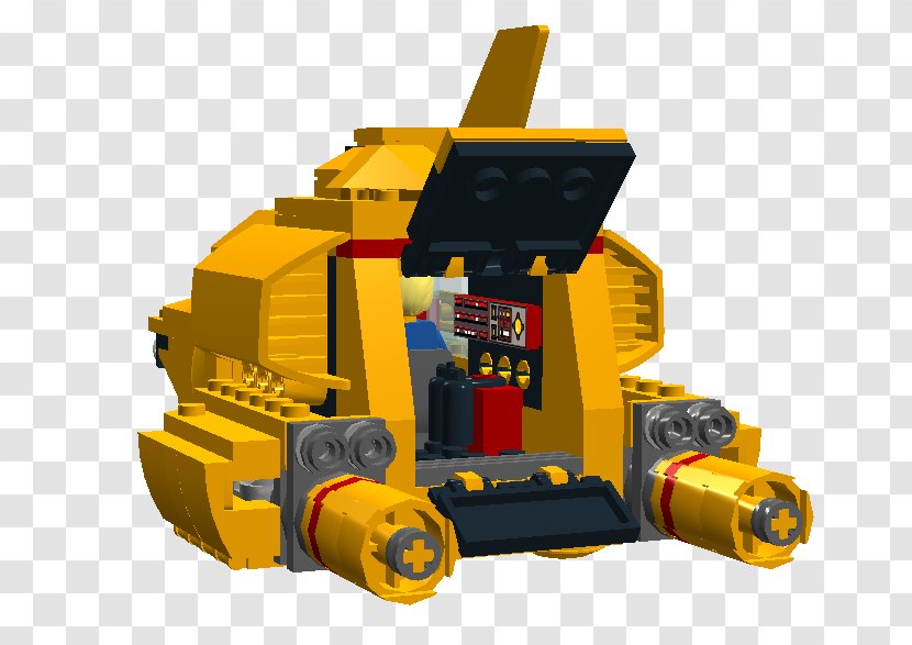 Bulldozer LEGO Motor Vehicle Machine - Yellow Transparent PNG