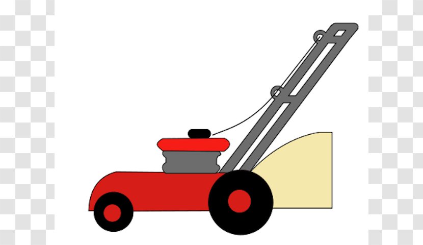 Lawn Mower Cartoon Clip Art - Garden Transparent PNG