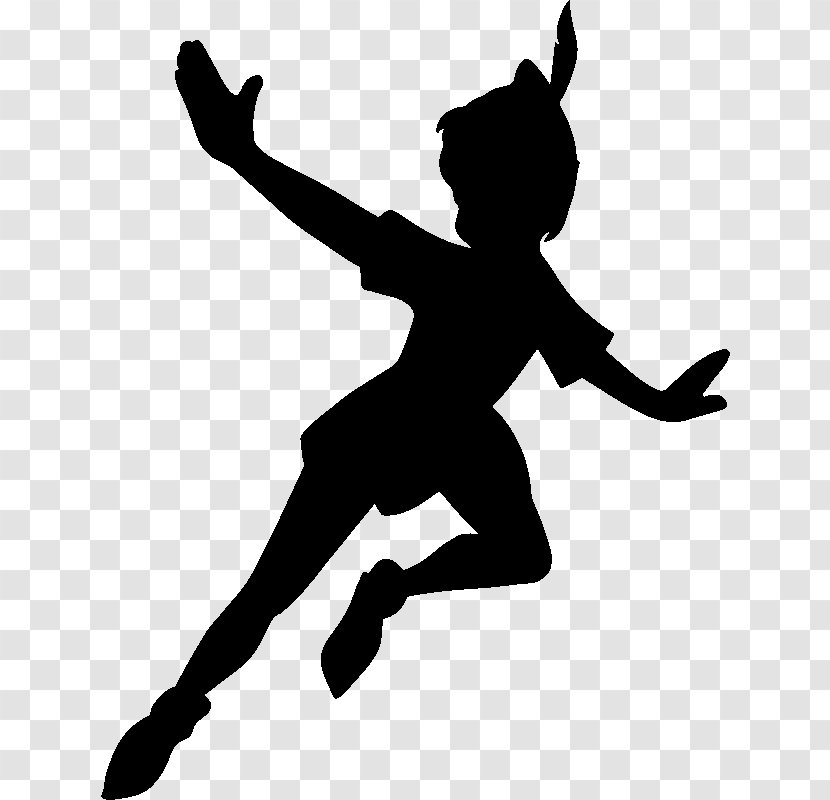 Peter Pan Tinker Bell And Wendy Darling Silhouette - Joint - Hat Transparent PNG