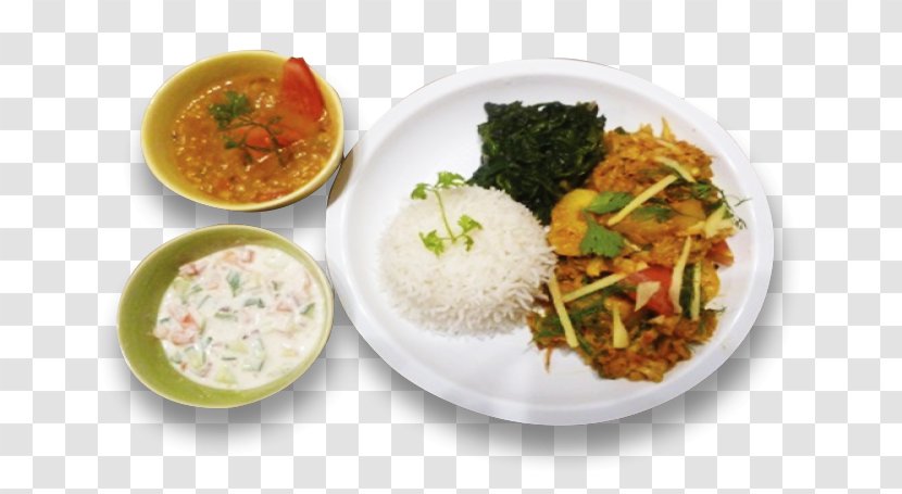 Vegetarian Cuisine Indian Cooked Rice Thai Lunch - Food - Veg Thali Transparent PNG