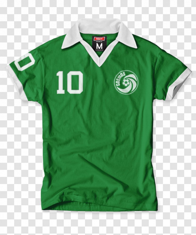 New York Cosmos T-shirt Jersey Football Sleeve - Polo Shirt Transparent PNG
