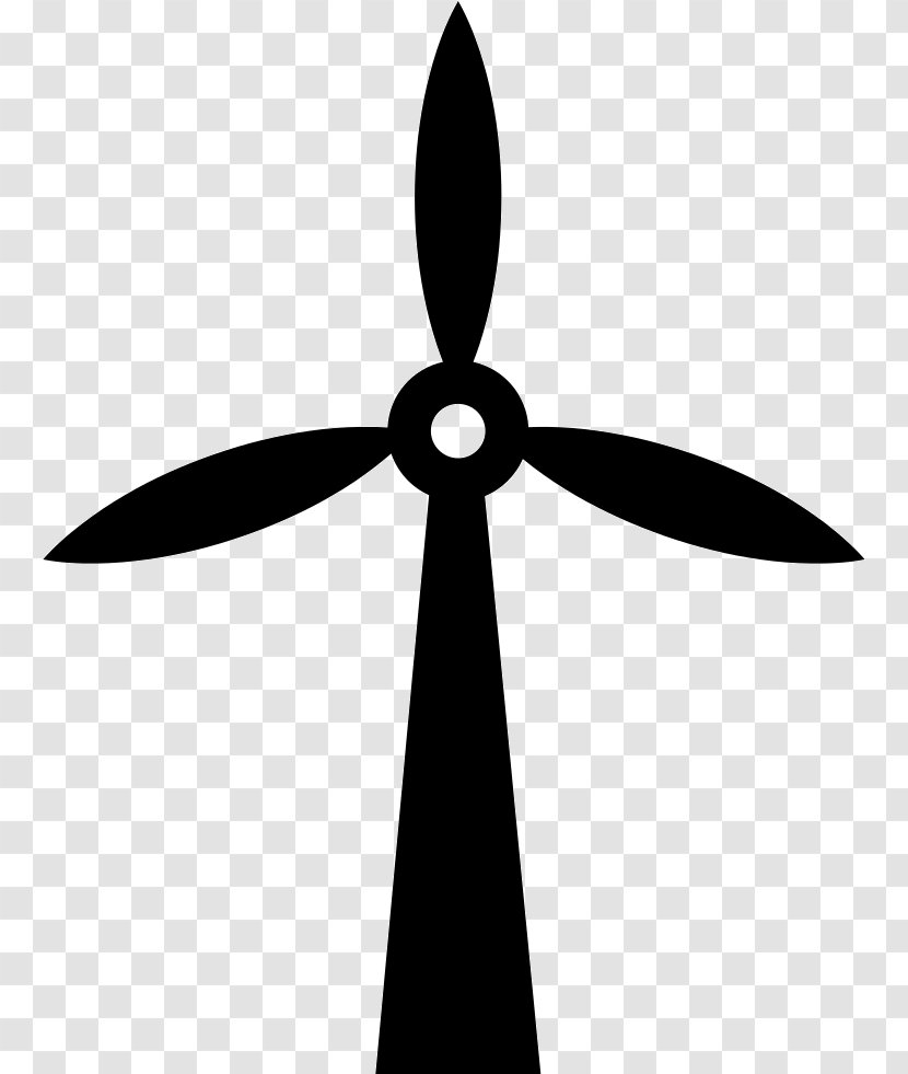 Windmill Wind Power Turbine - Monochrome Photography - Energy Transparent PNG