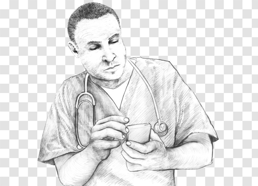 Thumb Ear Shoulder Homo Sapiens Sketch - Heart - Nurse Tool Transparent PNG