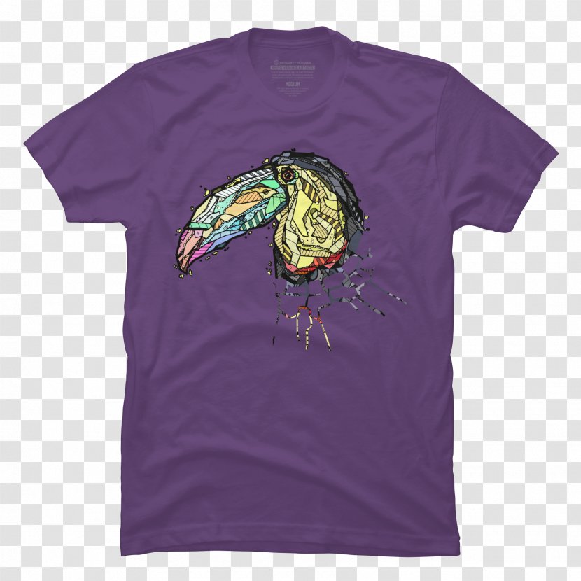 Long-sleeved T-shirt Hoodie Top - Purple Transparent PNG