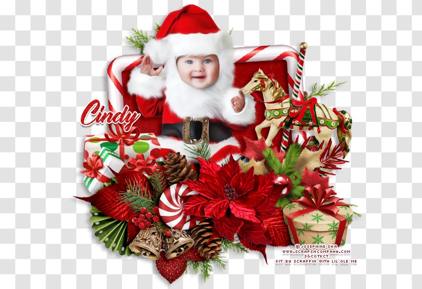 Santa Claus Christmas Ornament Costume Carnival - Flower Transparent PNG