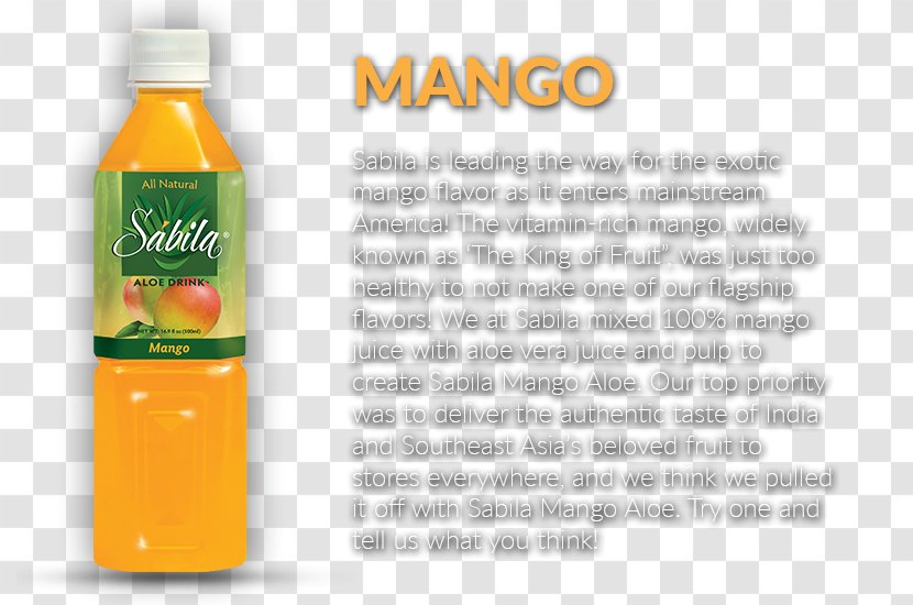 Aloe Vera Juice Orange Drink Food Transparent PNG