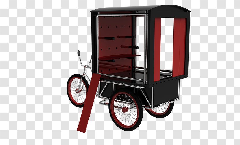 Street Food Coffee Cart Hot Dog - Tricycle Transparent PNG