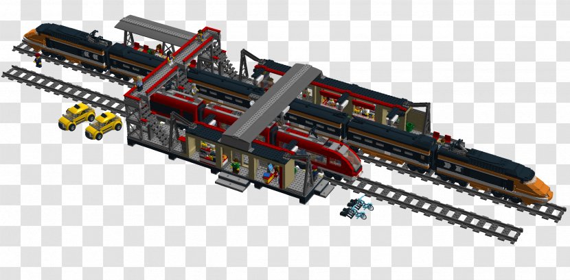 LEGO 60050 City Train Station Lego Trains Transparent PNG