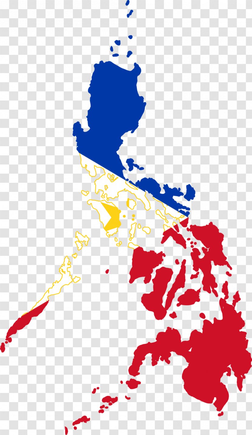 Flag Of The Philippines Map - Tree Transparent PNG