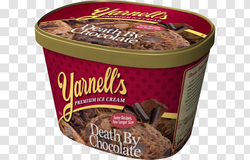 Chocolate Ice Cream Death By Yarnell’s Flavor Transparent PNG