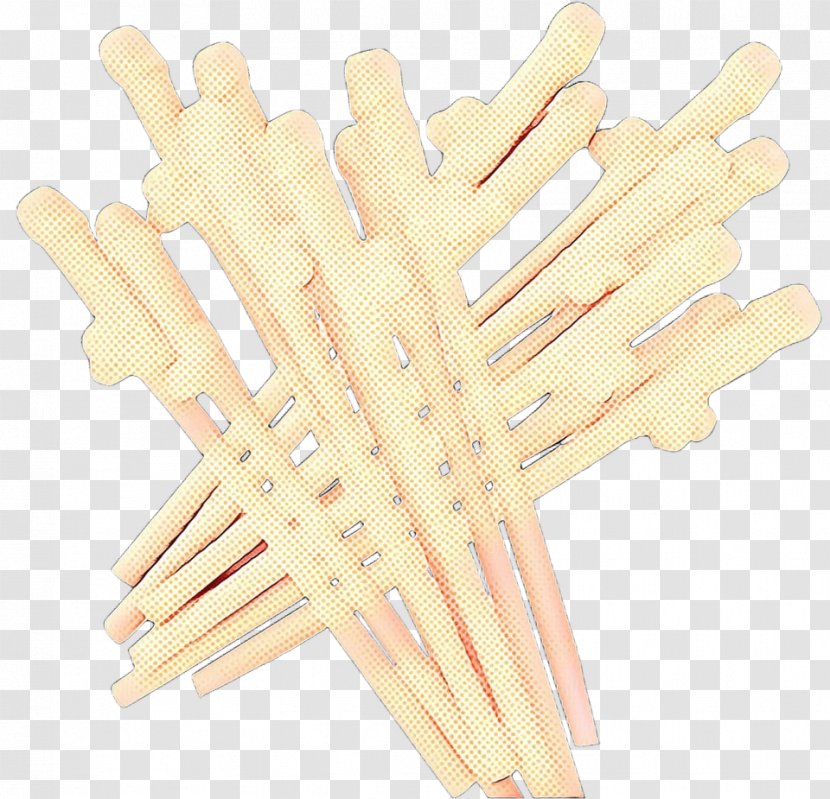 Finger Hand - French Fries Nail Transparent PNG