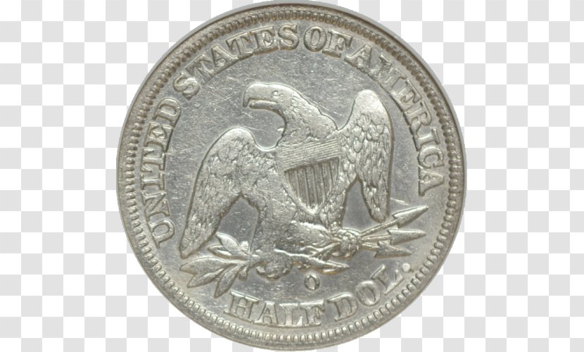 Carson City Mint Dollar Coin Morgan Silver - Half Transparent PNG