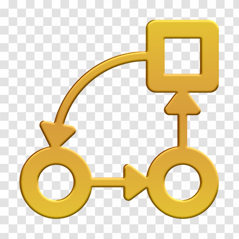 Business Icon Plan - Yellow Office Set Transparent PNG