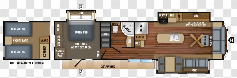 Jayco, Inc. Floor Plan House Campervans - Caravan Transparent PNG
