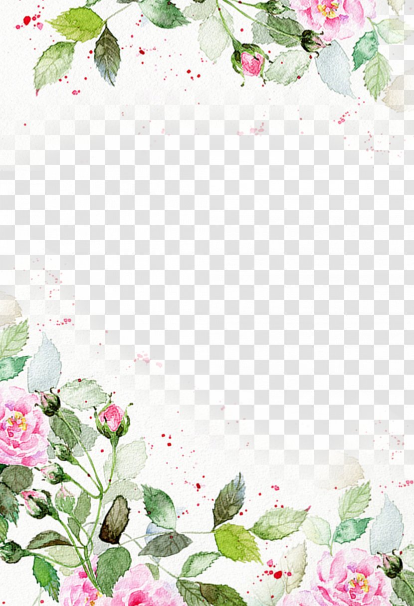 Poster Gratis Wallpaper - Flower - Pink Floral Background Transparent PNG