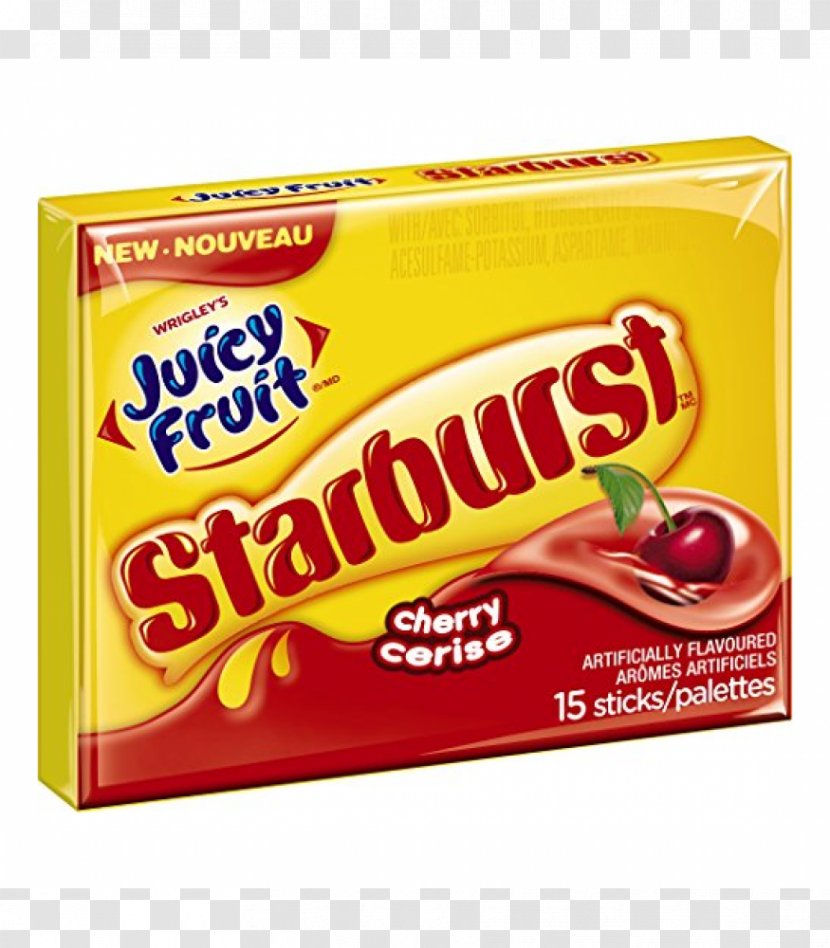 Chewing Gum Juicy Fruit Starburst Wrigley Company Bubble Transparent PNG