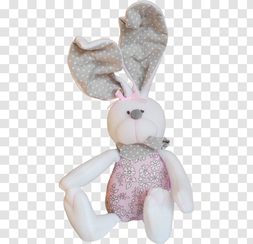 Stuffed Toy Doll Rabbit - Flower - Cartoon Transparent PNG