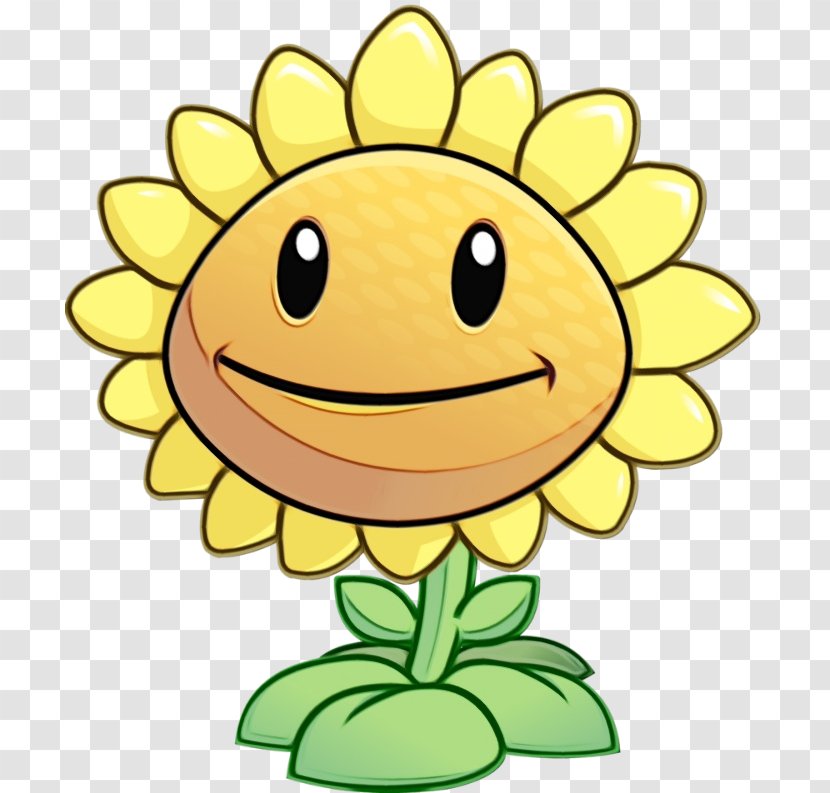 Sunflower Plants Vs Zombies - Head - Pleased Waving Hello Transparent PNG