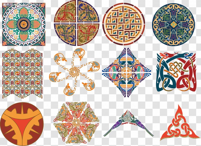 Celts Islamic Art - Celtic Knot - Vector Pattern Transparent PNG