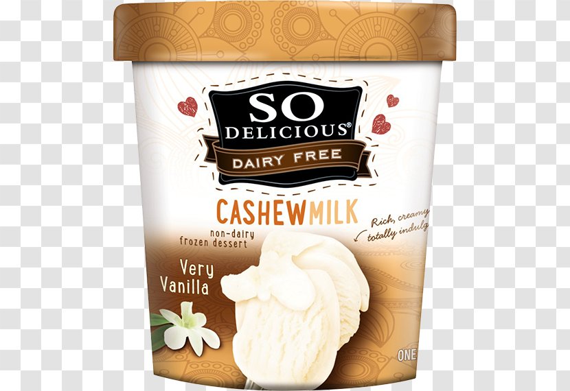Coconut Milk Substitute Almond Ice Cream - Dessert Transparent PNG